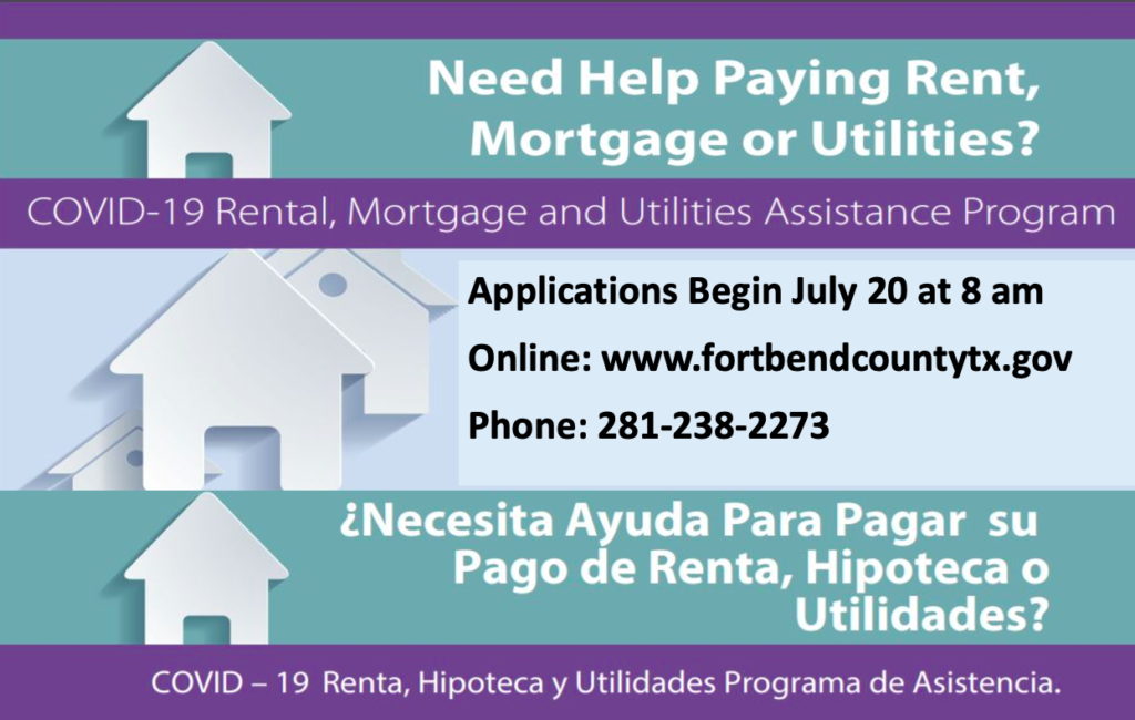 COVID19 Rental, Mortgage and Utilities Assistance Program Fort Bend