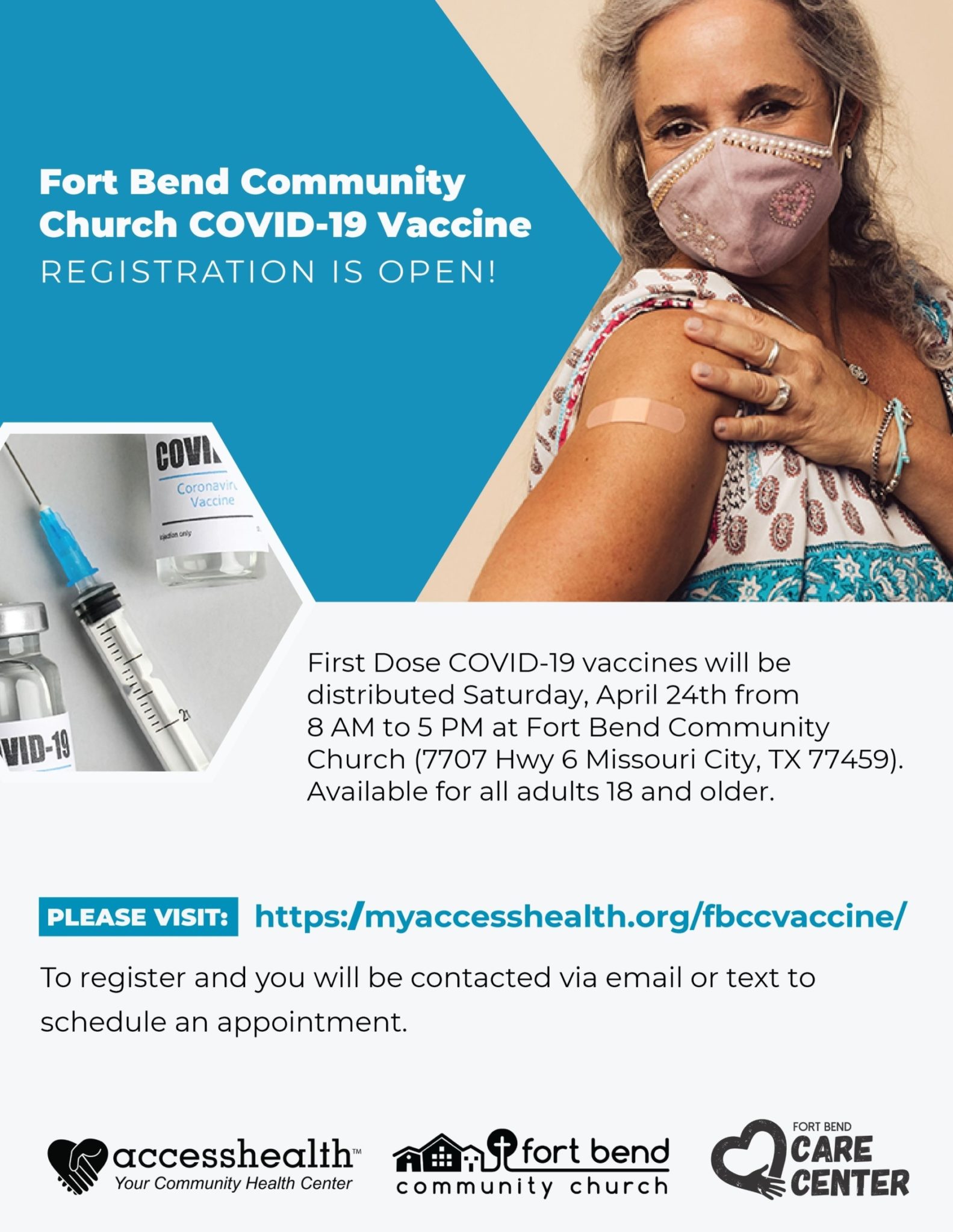 FBCC COVID-19 Vaccine | Fort Bend Care Center